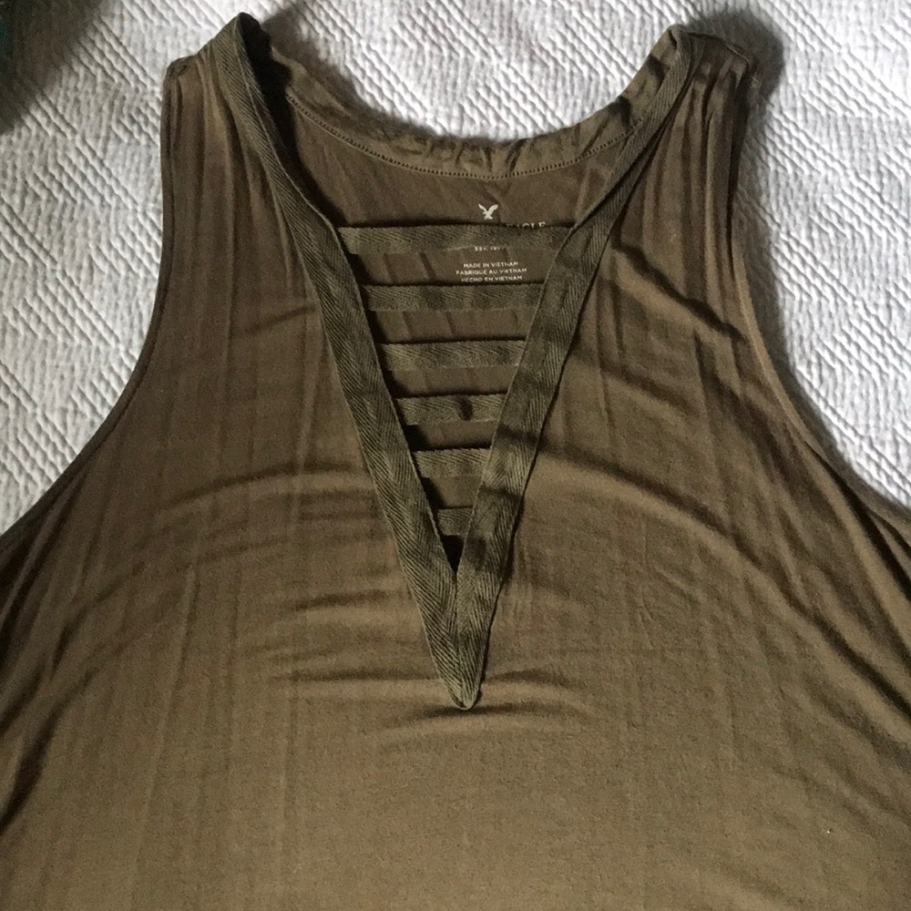 American eagle army green tank